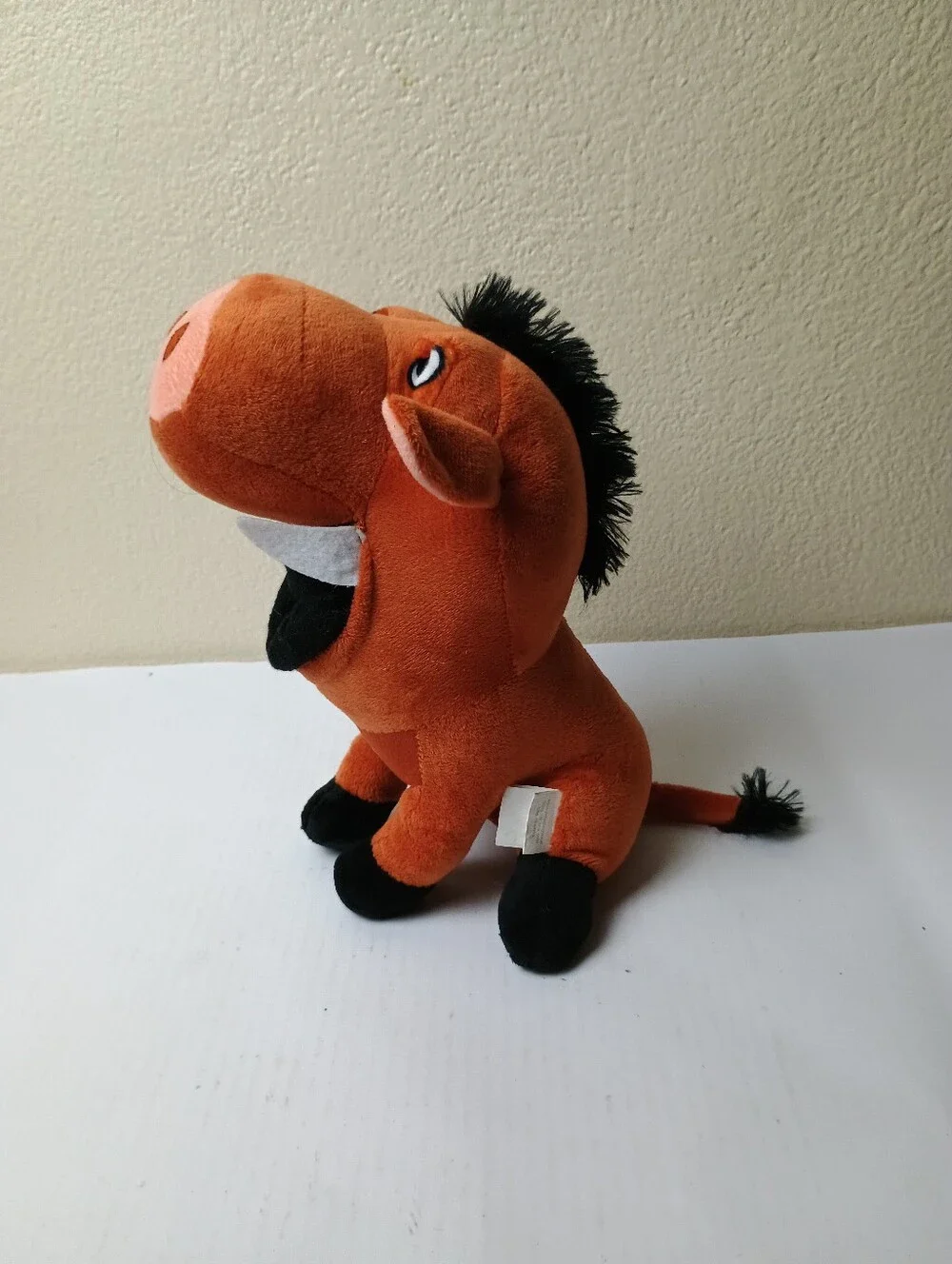 Disney Pumbaa The Warthog Brown and Black Plush Stuffed Toy